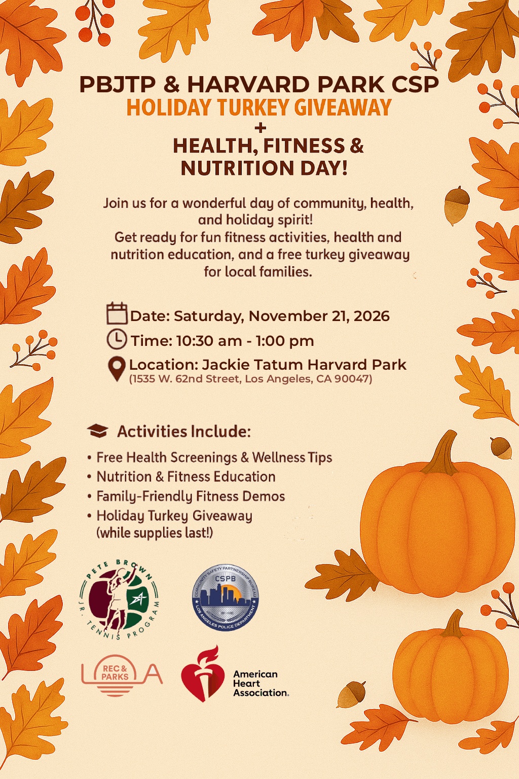 Thanksgiving Turkey Giveaway